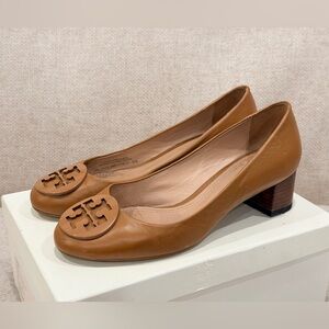 Tory Burch Brown Leather Heels